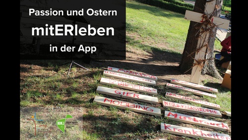 Titelbild zum News-Artikel: mitERleben: Erlebe Passion und Ostern auf Deinem Smartphone