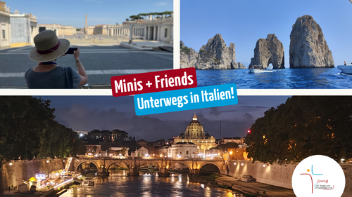 Titelbild zum News-Artikel: Minis + Friends in Italien und bei der Internationalen Ministrantenwallfahrt