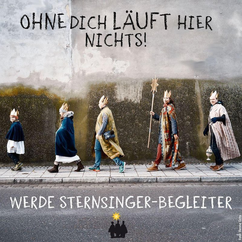 Titelbild zum News-Artikel: Werbematerial für Sternsinger!